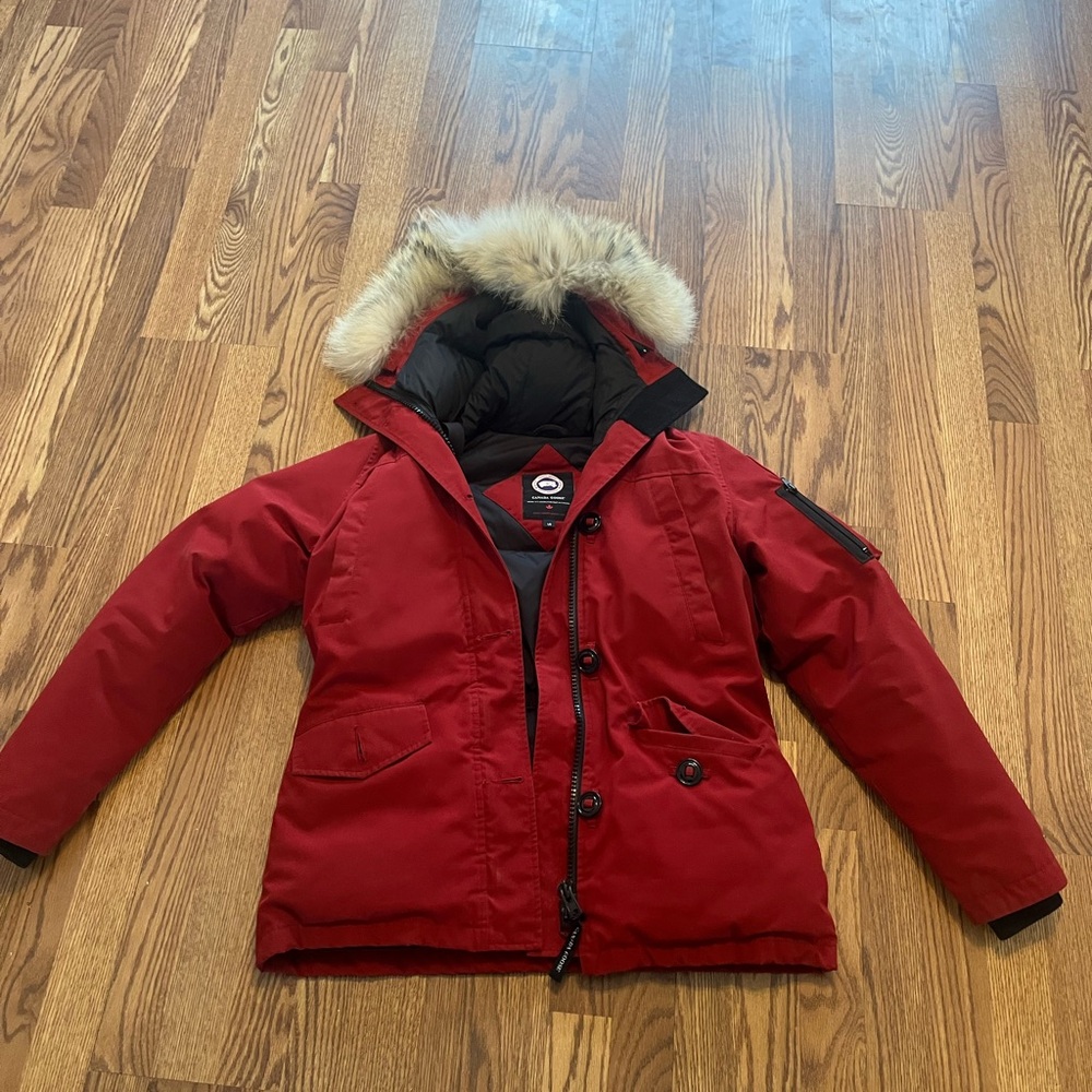 Canada Goose Men's Vibrant Red Puffer Jacket